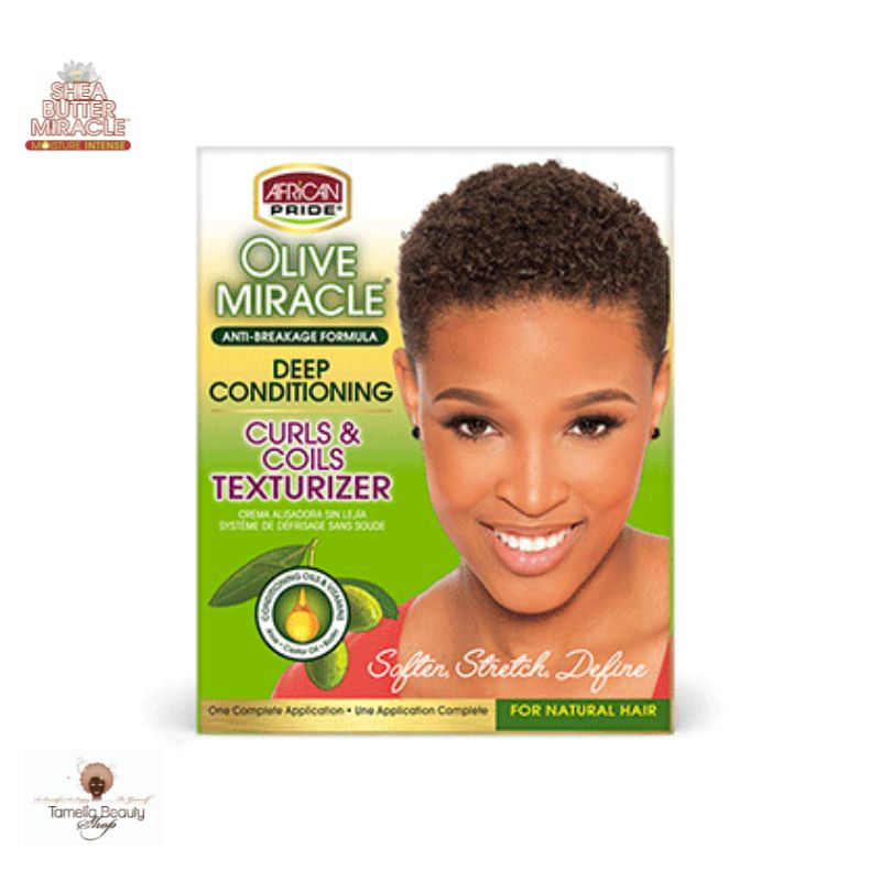 African Pride Olive Miracle Texturizer Kit