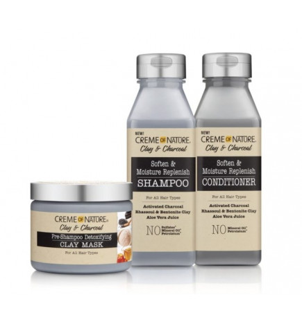 Pack Clay and Charcoal de Creme of Nature