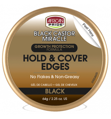 Black Castor Miracle Hold and Cover Edges African Pride